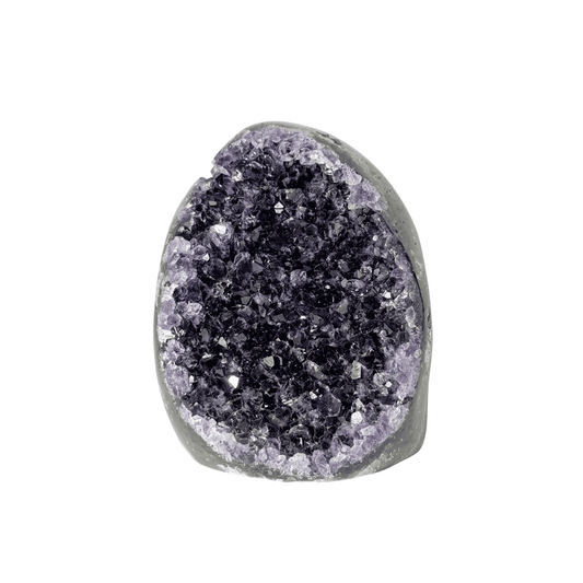 Geode di cristallo di ametista naturale - 0,445 g