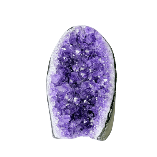 Geode di cristallo di ametista naturale - 0,445 g
