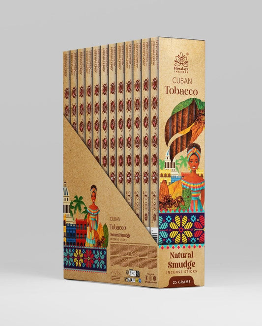 Bastoncini d'incenso al tabacco cubano dell'Himalaya - 25g