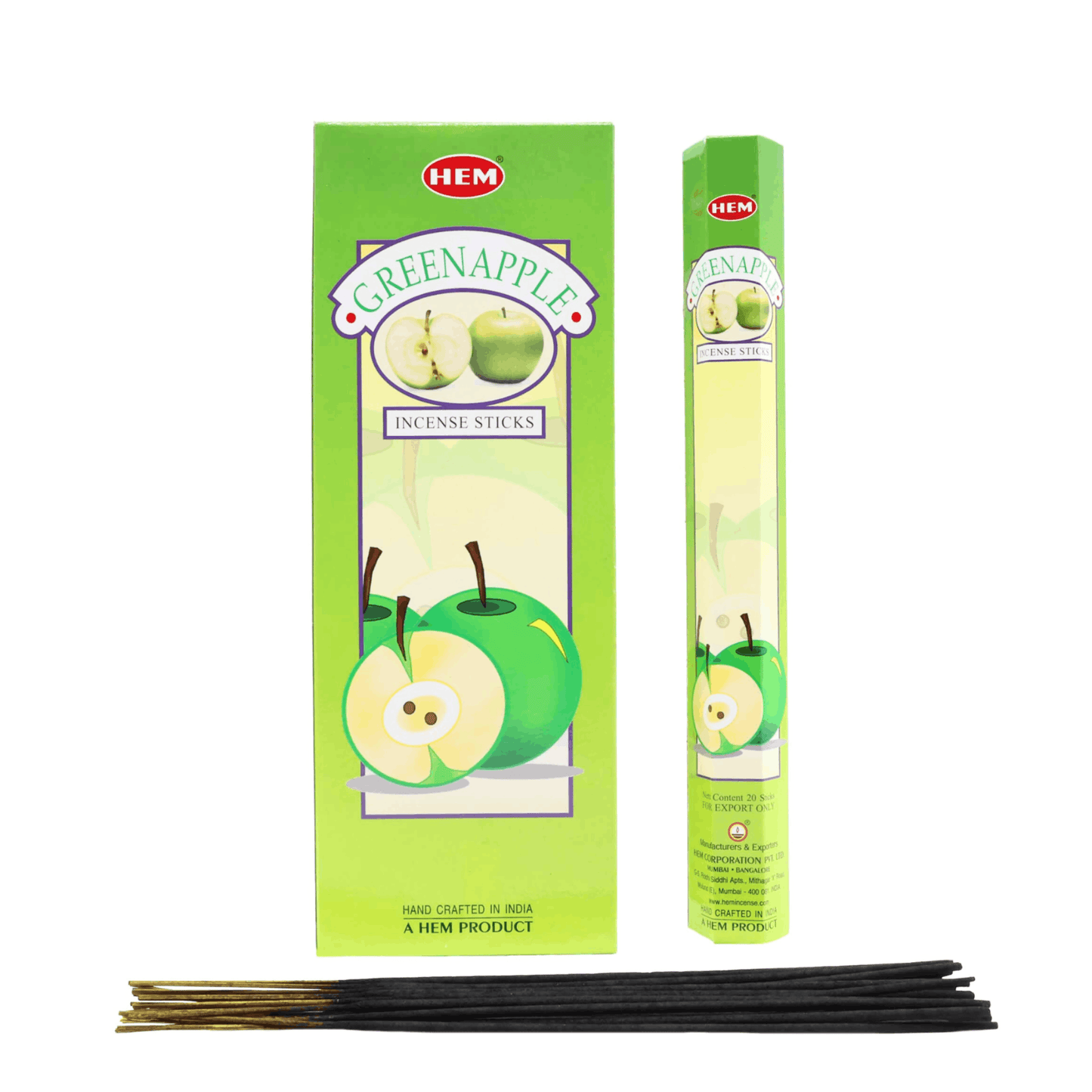 Hem Green Apple Incense Sticks - 20g