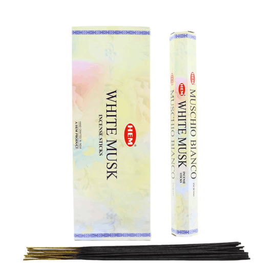Hem White Musk Incense Sticks - 20g