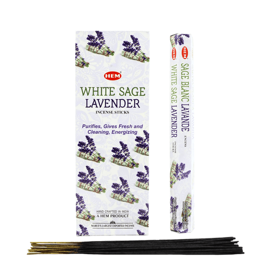 Hem White Sage Lavender Incense Stick - 20g
