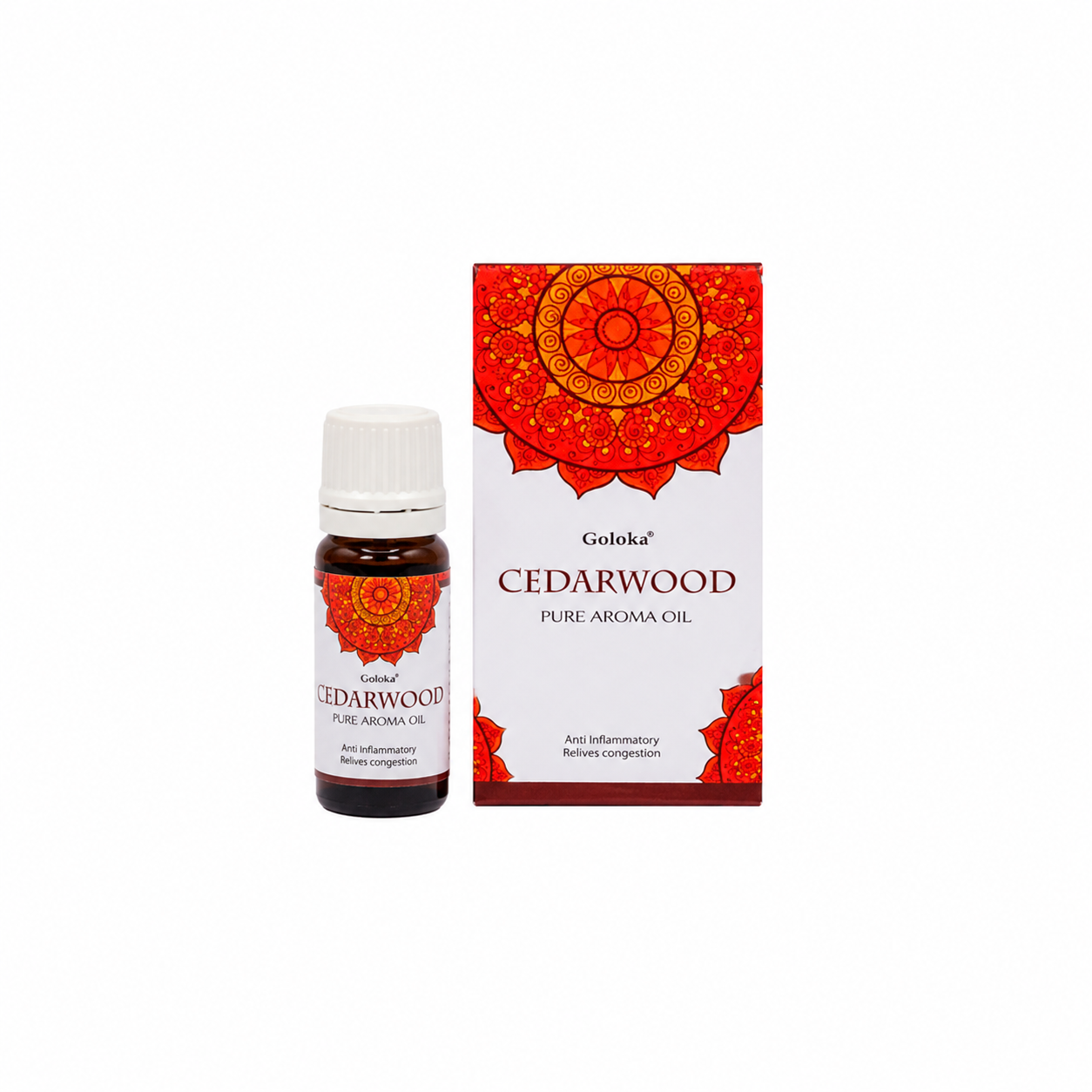 Goloka Cedarwood Pure Aroma Oil 10ml - 12pz