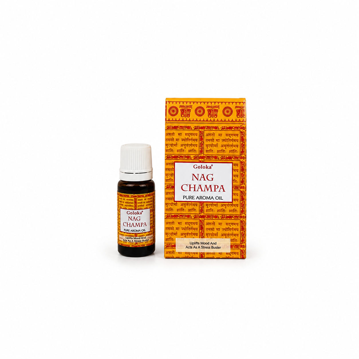 Goloka Nag Champa Pure Aroma Oil 10ml - 12pz