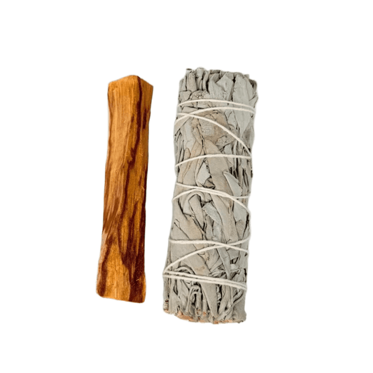White Sage & Palo Santo Bundle – 2 Pieces