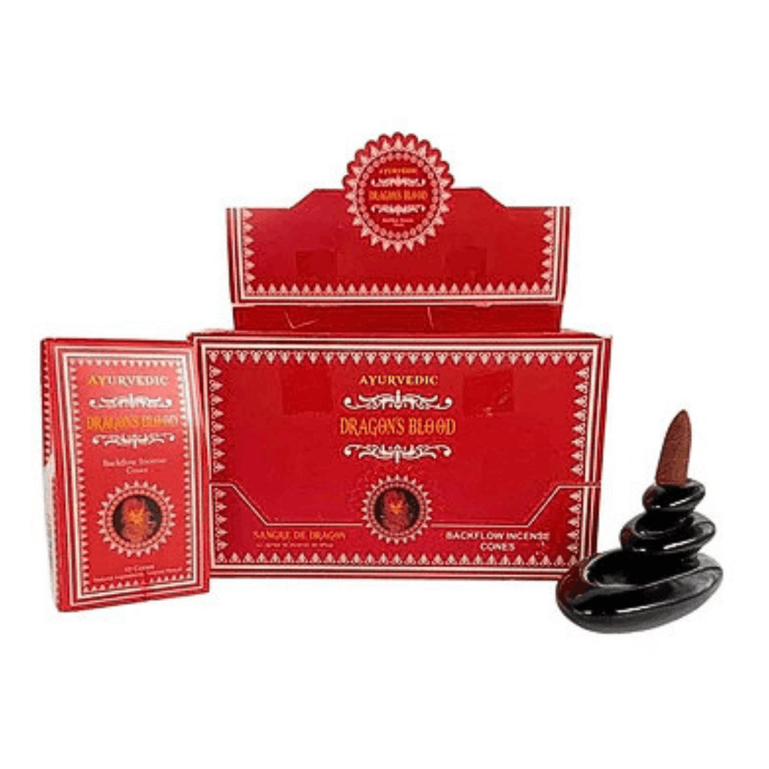 Ayurvedic Dragon Blood Incense Backflow Cones