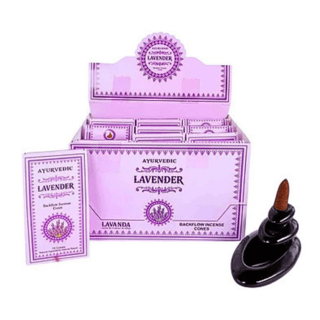 Ayurvedic Lavender Incense Backflow Cones
