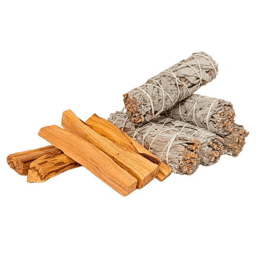 White Sage & Palo Santo Bundle – 10 Pieces