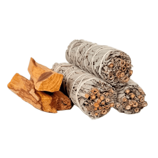 White Sage & Palo Santo Bundle – 6 Pieces