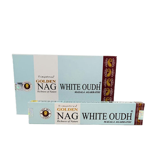 Vijayshree Golden Nag White Oudh Incense - 15g