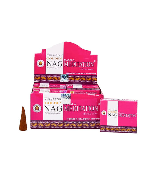Vijayshree Nag Meditation Incense Cones