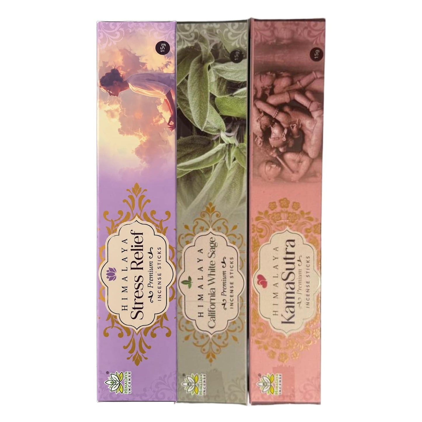 Himalaya Premium Incense Sticks 3 Pack Bundle